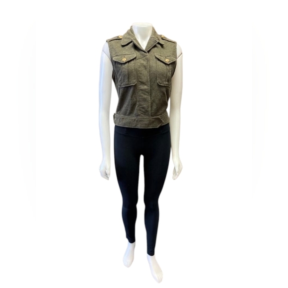 Ralph Lauren Denim & Supply NWT 100% Cotton vest Green Size Small - Picture 2 of 13